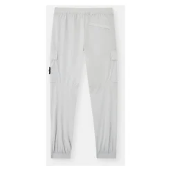 Pantaloni Cargo Grigio Perla