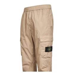 Pantaloni Cargo in Tela di Cotone