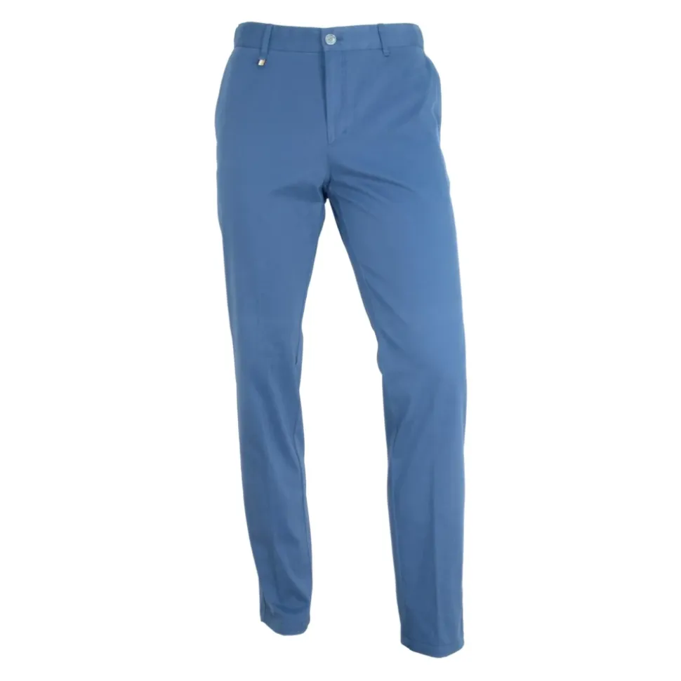Pantaloni Chino Moderni Blu Chiaro
