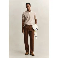 Pantaloni dritti in lino