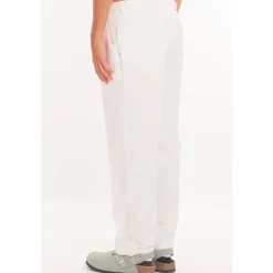 Pantaloni in lino di cotone