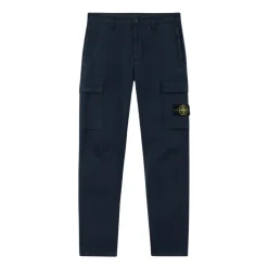 Pantaloni in Twill di Cotone Stretch