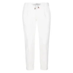 Pantaloni Jogger con Rifiniture in Suede