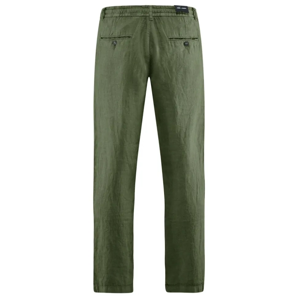 Pantaloni Jogger-fit in Puro Lino