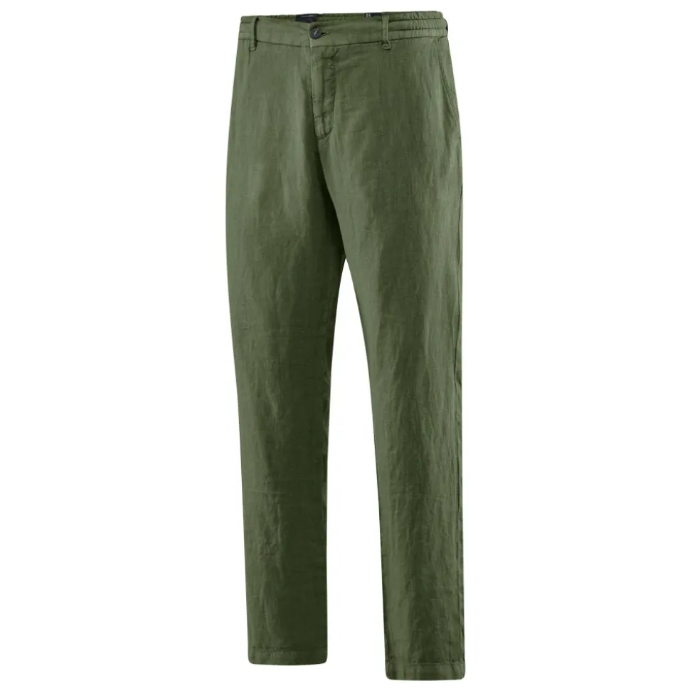 Pantaloni Jogger-fit in Puro Lino