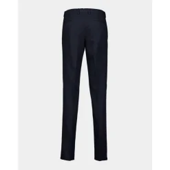 Pantaloni Navy in Cotone-Lino