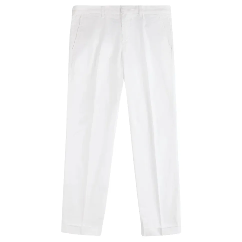 Pantaloni Slim Fit in Gabardine Stretch