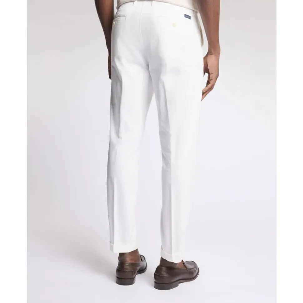 Pantaloni Slim Fit in Gabardine Stretch