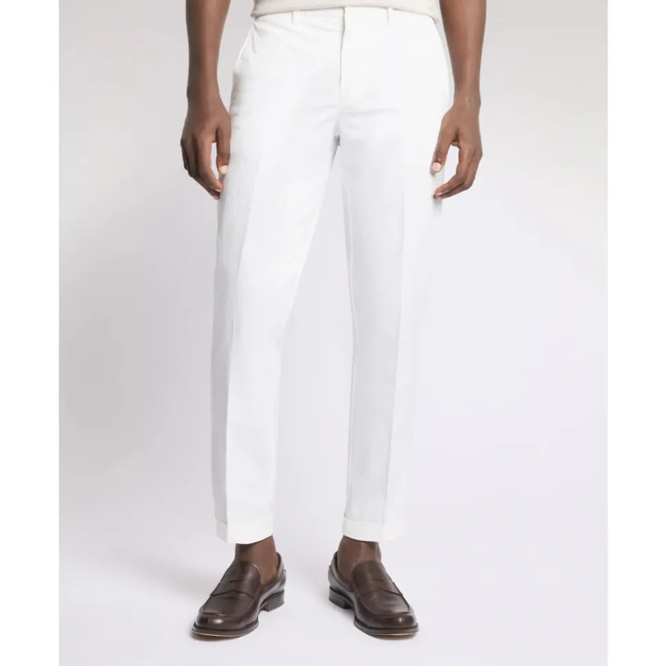 Pantaloni Slim Fit in Gabardine Stretch