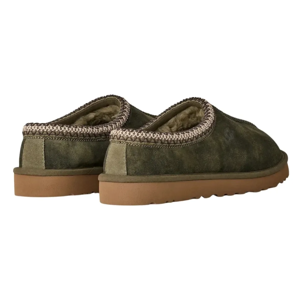 Pantofole Comode in Camoscio Burnt Olive