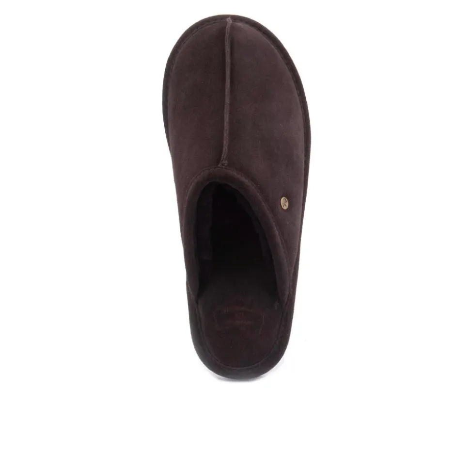 Pantofole in camoscio da uomo Barron