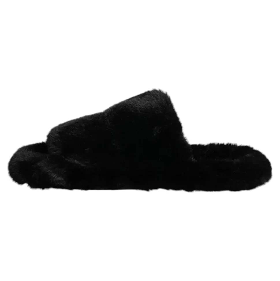 Pantofole in Velluto Nere