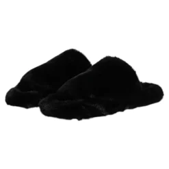 Pantofole in Velluto Nere