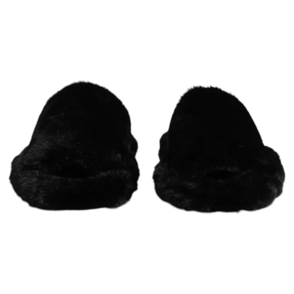 Pantofole in Velluto Nere