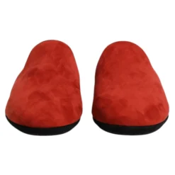 Pantofole Scivoli in Camoscio Arancione
