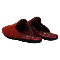 Pantofole Scivoli in Camoscio Arancione