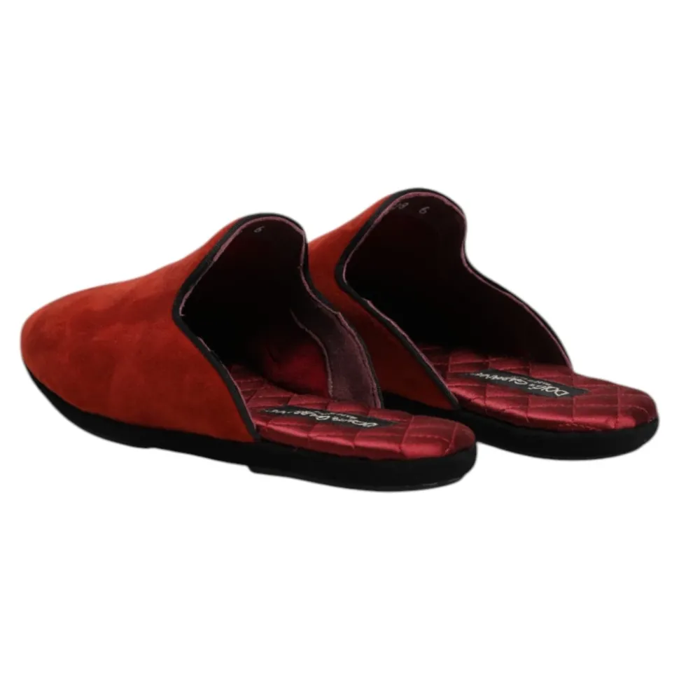 Pantofole Scivoli in Camoscio Arancione