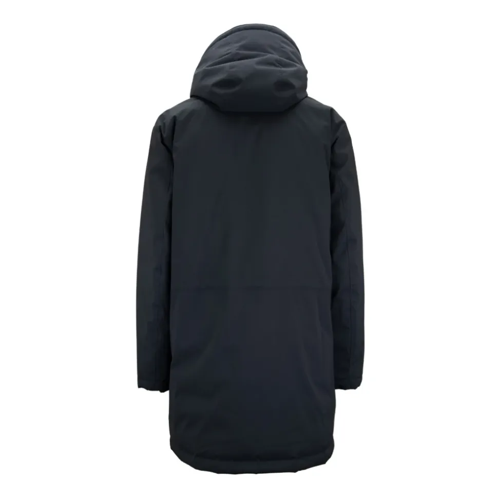 Parka Uomo con Bottoni Automatici e Zip