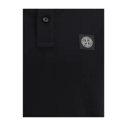 Polo con Patch Monogramma Stile Classico
