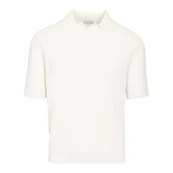 Polo in maglia waffle