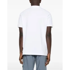 Polo Slim-Fit Bianca con Patch Logo