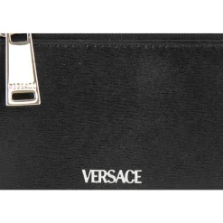 Porta carte in pelle con tasca portamonete