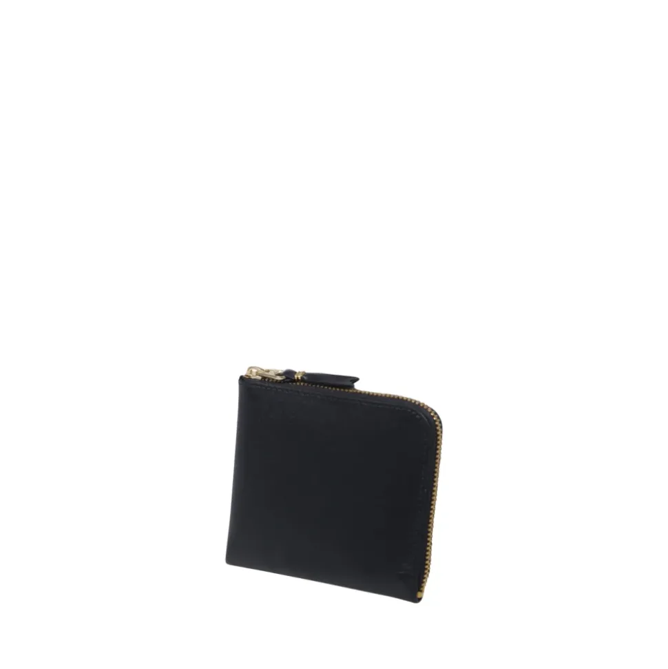 Portafogli classici con zip e portacarte