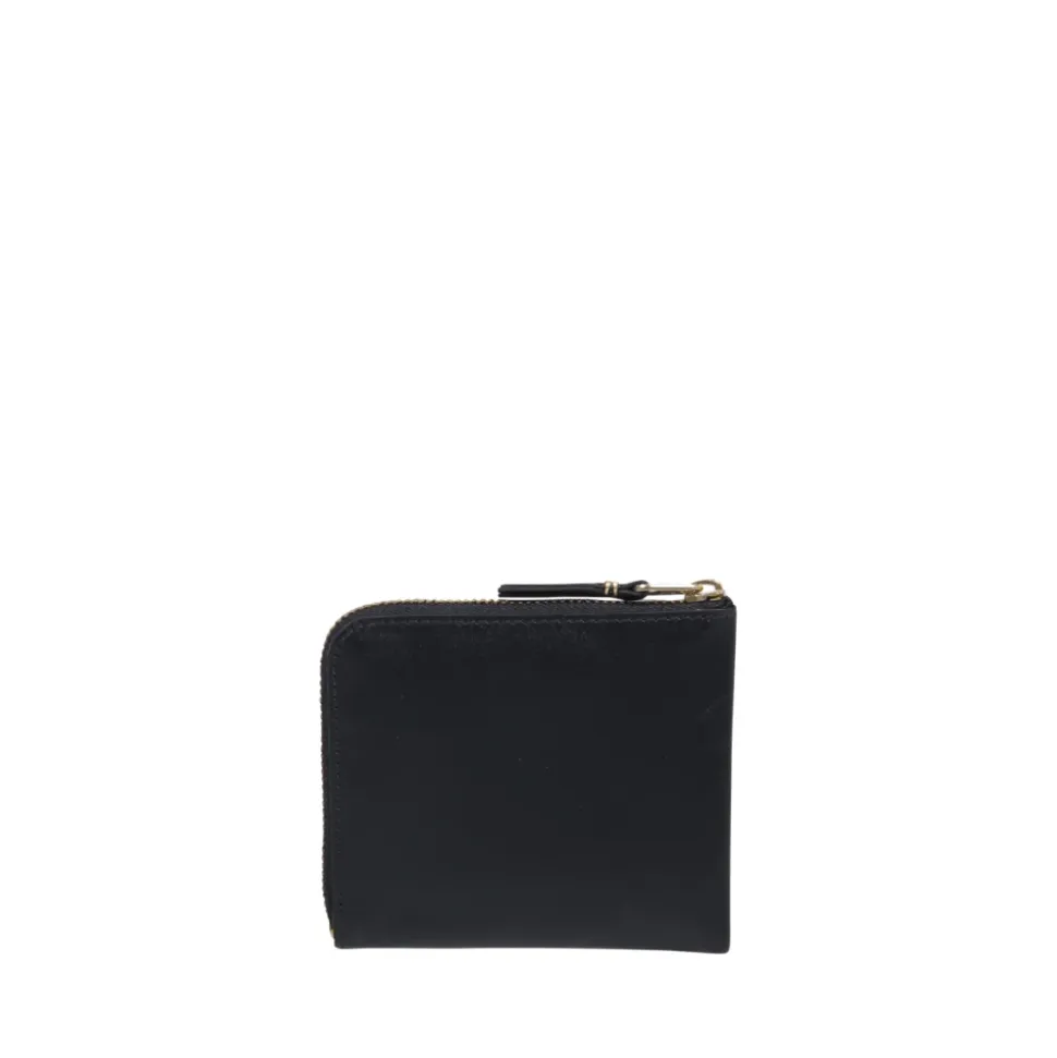 Portafogli classici con zip e portacarte