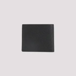 Portafoglio Bifold Piccolo in Pelle Grana