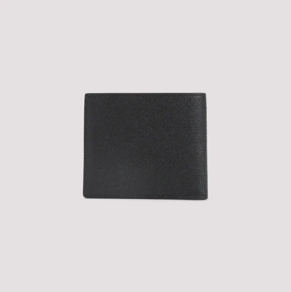 Portafoglio Bifold Piccolo in Pelle Grana