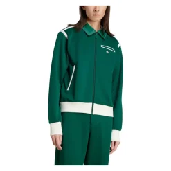 Premium Track Top Collegiate Green Blusa Elegante