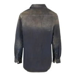 Relaxed fit denim shirt