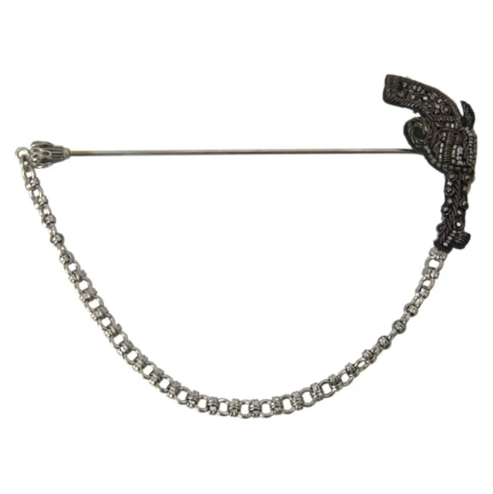 Revolver Gun Lapel Pin