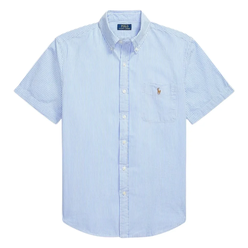 RL Prepster Custom Fit Seersucker Shirt