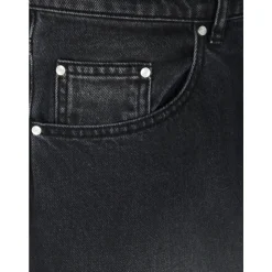 Round Pocket Denim Short