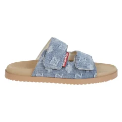 Sandali Bassi con Monogramma