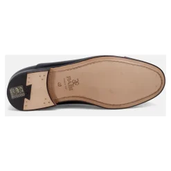 Scarpe basse blu artigianali