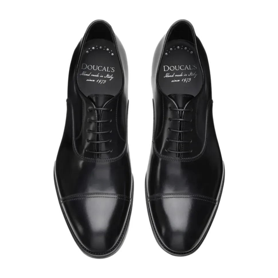 Scarpe basse derby in pelle spazzolata