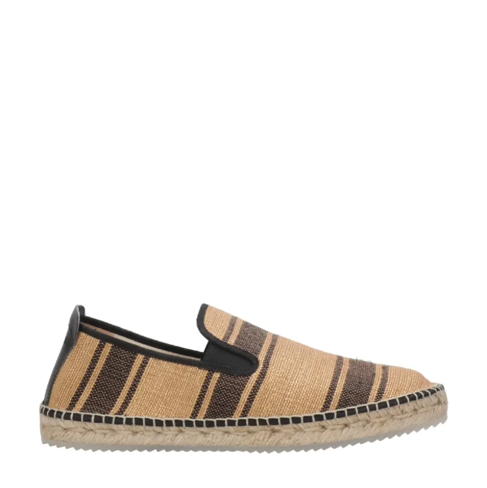 Scarpe basse in nero e marrone