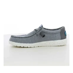 Scarpe da Uomo in Mesh Sportivo Grigio Chiaro