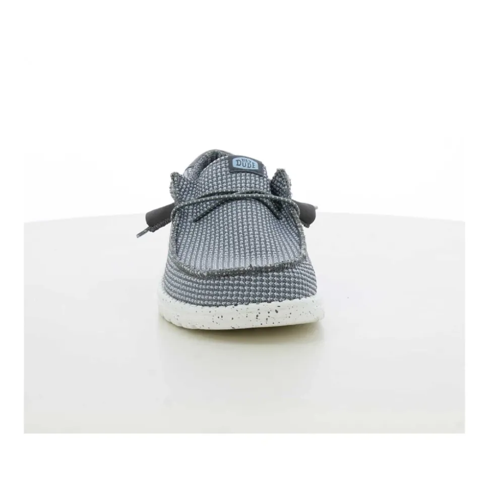 Scarpe da Uomo in Mesh Sportivo Grigio Chiaro