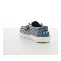 Scarpe da Uomo in Mesh Sportivo Grigio Chiaro