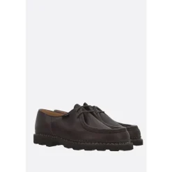 Scarpe Derby in pelle marrone