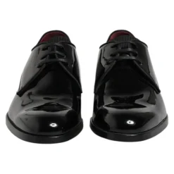 Scarpe Derby in pelle nera