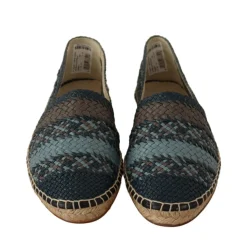 Scarpe Espadrillas Slip On Buffalo Blu Grigio