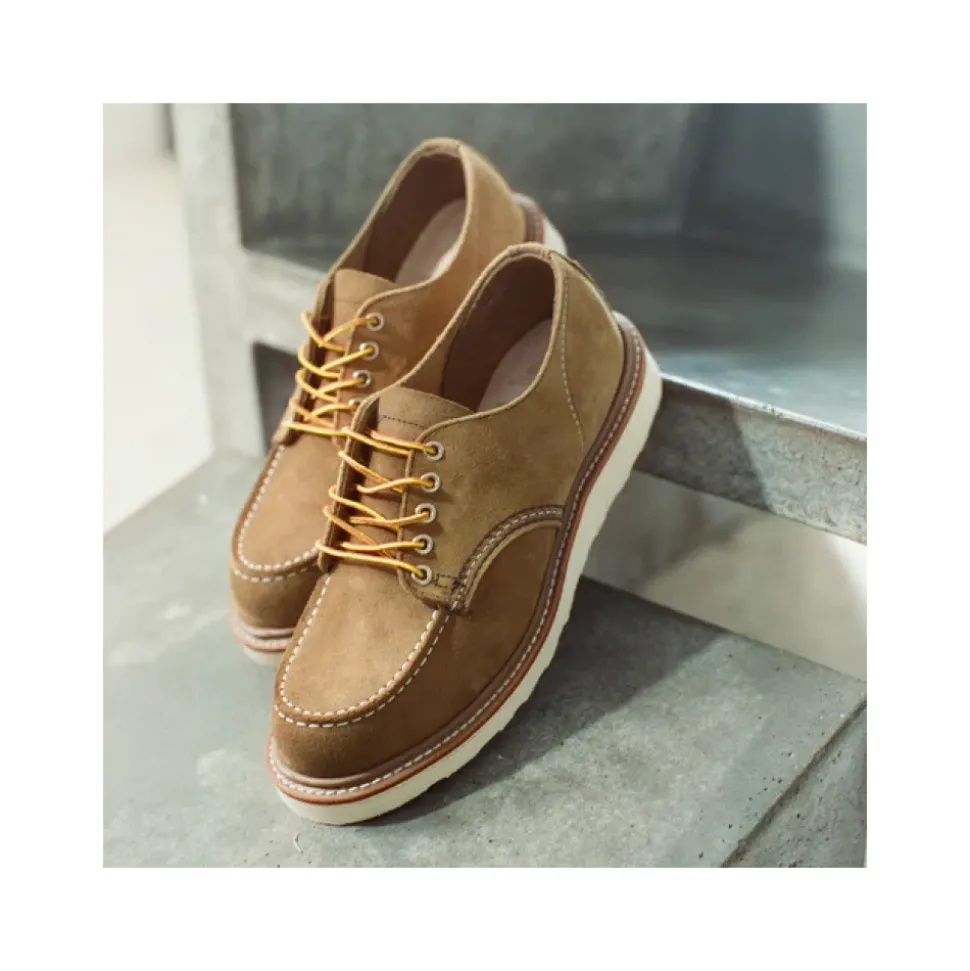 Scarpe Oxford Moc Cammello