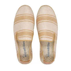 Scarpe Slip-On in Tela e Corda