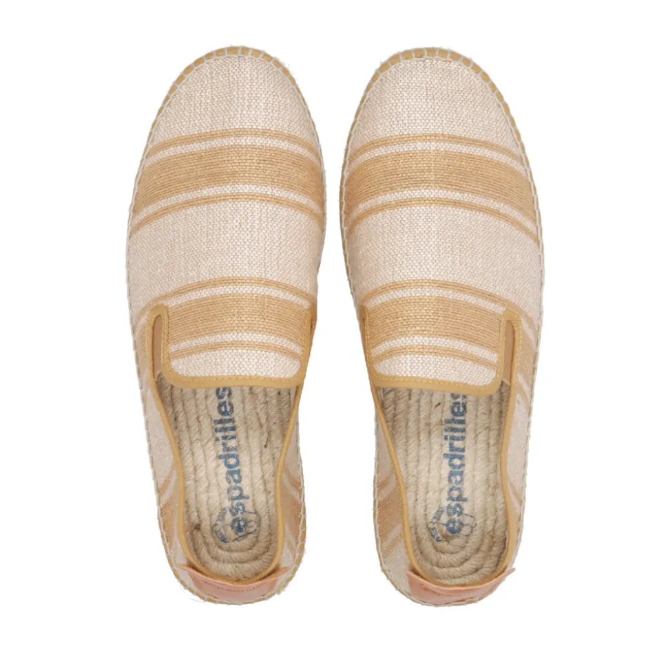 Scarpe Slip-On in Tela e Corda