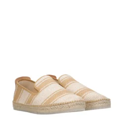 Scarpe Slip-On in Tela e Corda