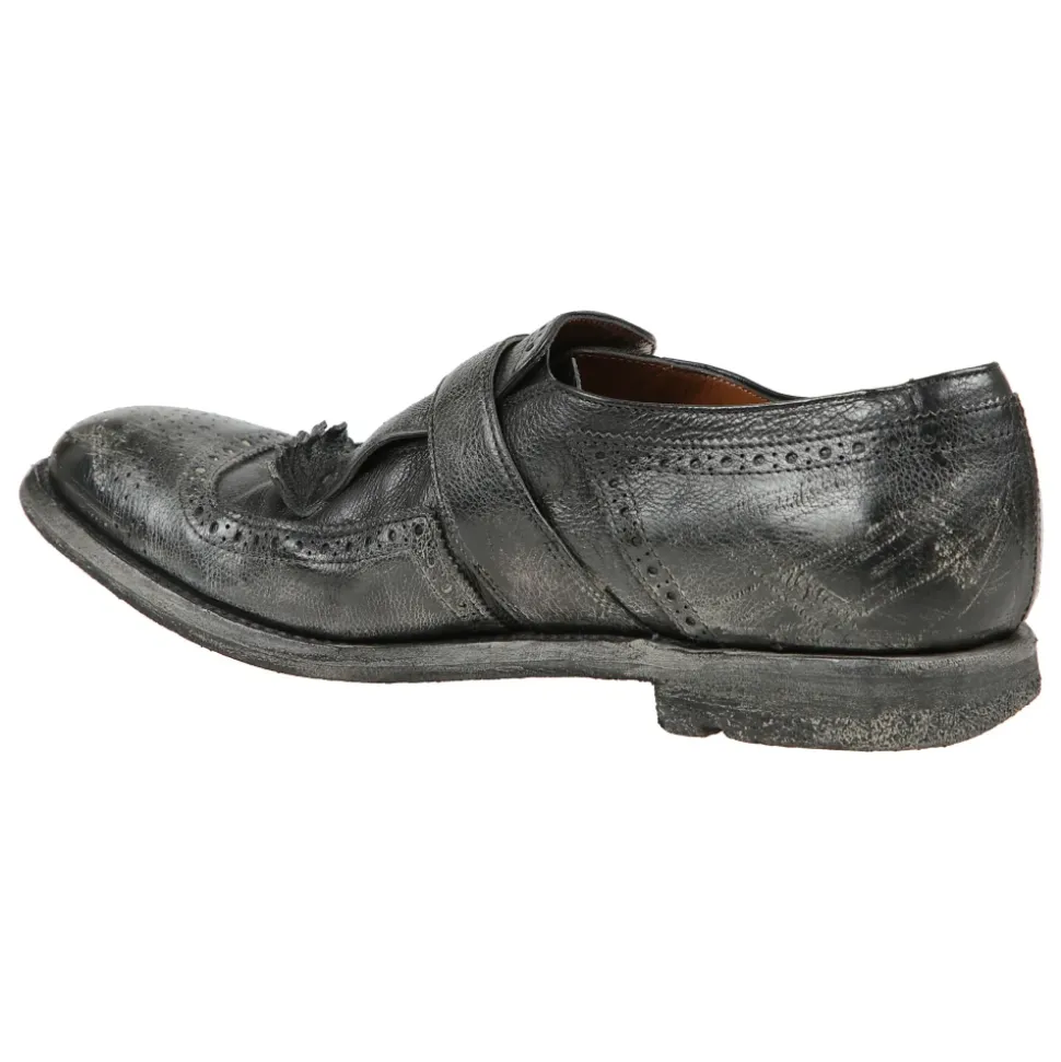 Scarpe stringate con fibbia
